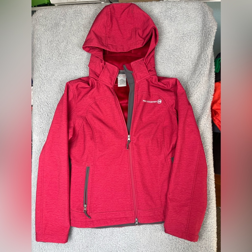 Free Country Red hooded jacket